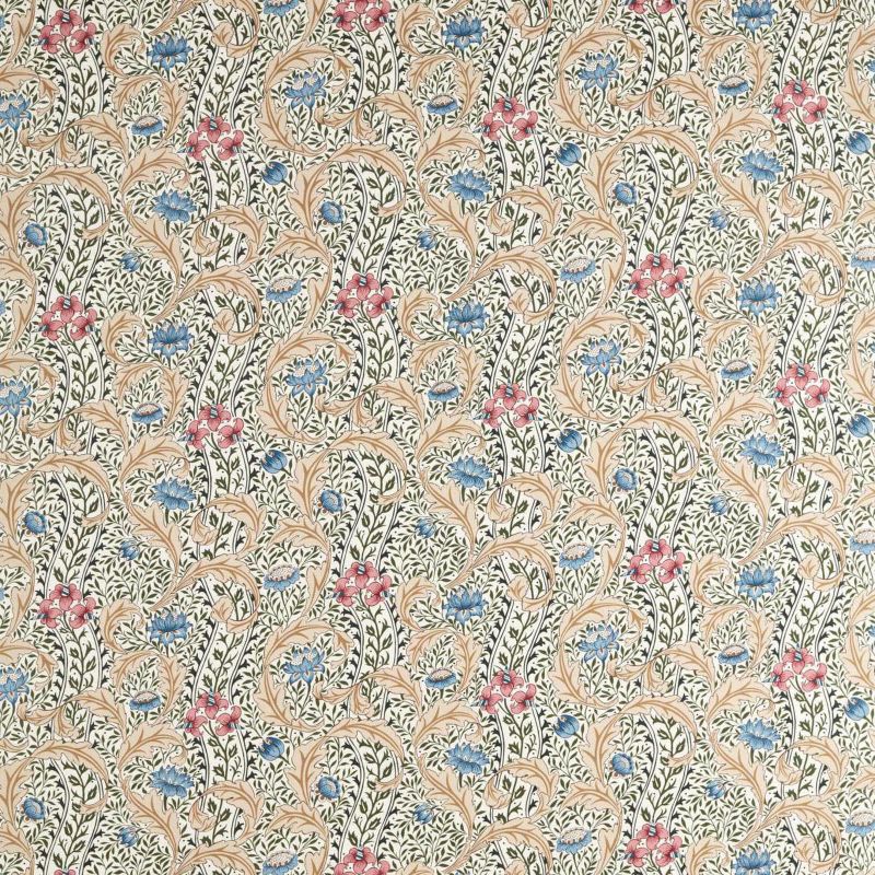 Wild Tulip & Vine Fabric - Multi - Morris & Co - 227376 - Premier Wallcovering