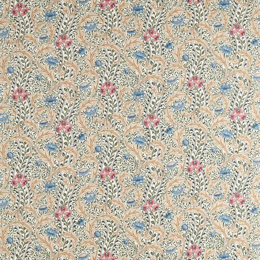 Wild Tulip & Vine Fabric - Multi - Morris & Co - 227376 - Premier Wallcovering