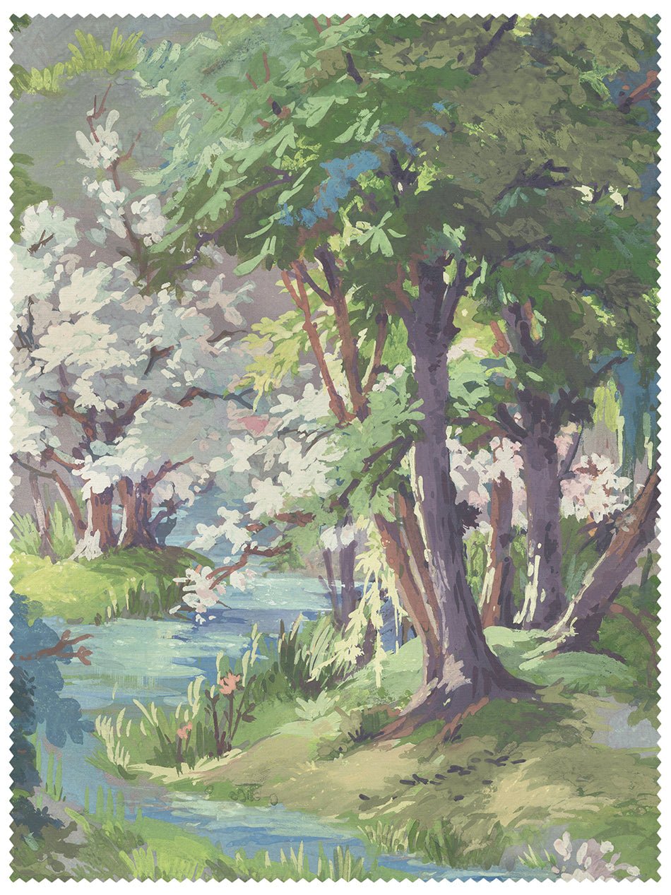 Wild Wild Woods Recycled Velvet Fabric - Natural - Divine Savages - DVS158-WLD-WLD-WOODS-VEL-MET - Premier Wallcovering