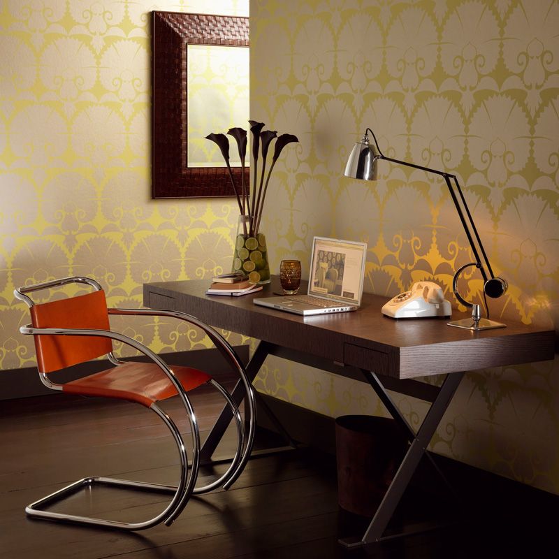 Wilde Carnation Wallpaper - Tan - Osborne & Little - VW5818-05 - Premier Wallcovering