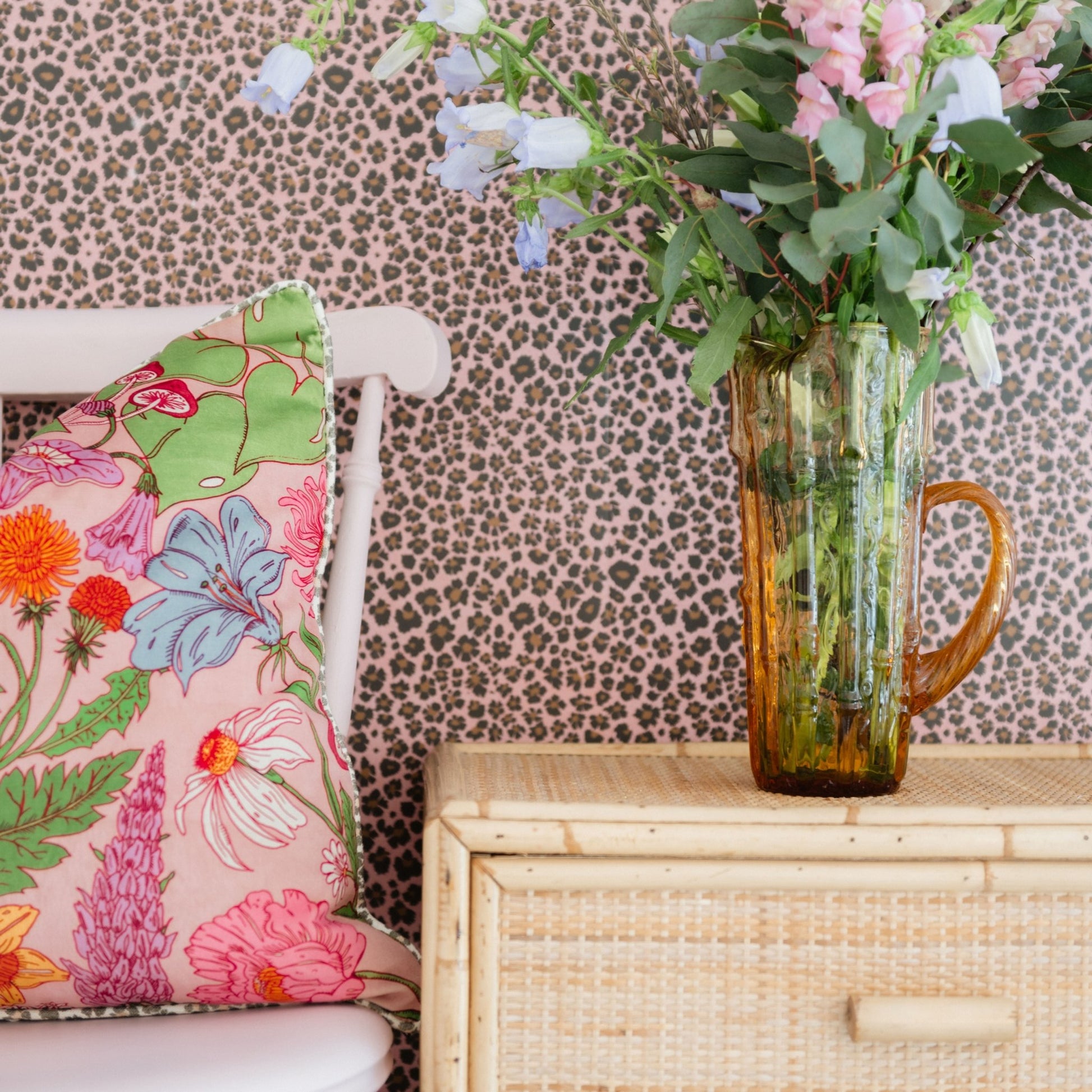 Wilding Wallpaper - Blush - Wear The Walls - WIBP807652 - Premier Wallcovering