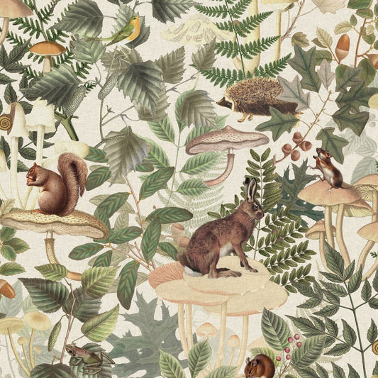 Wildlife Creek Wallpaper - Sand - Rebel Walls - R18001 - Premier Wallcovering