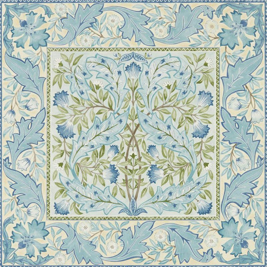 Wilhelmina Wallpaper - Indigo - 216671 - Morris & Co - Premier Wallcovering