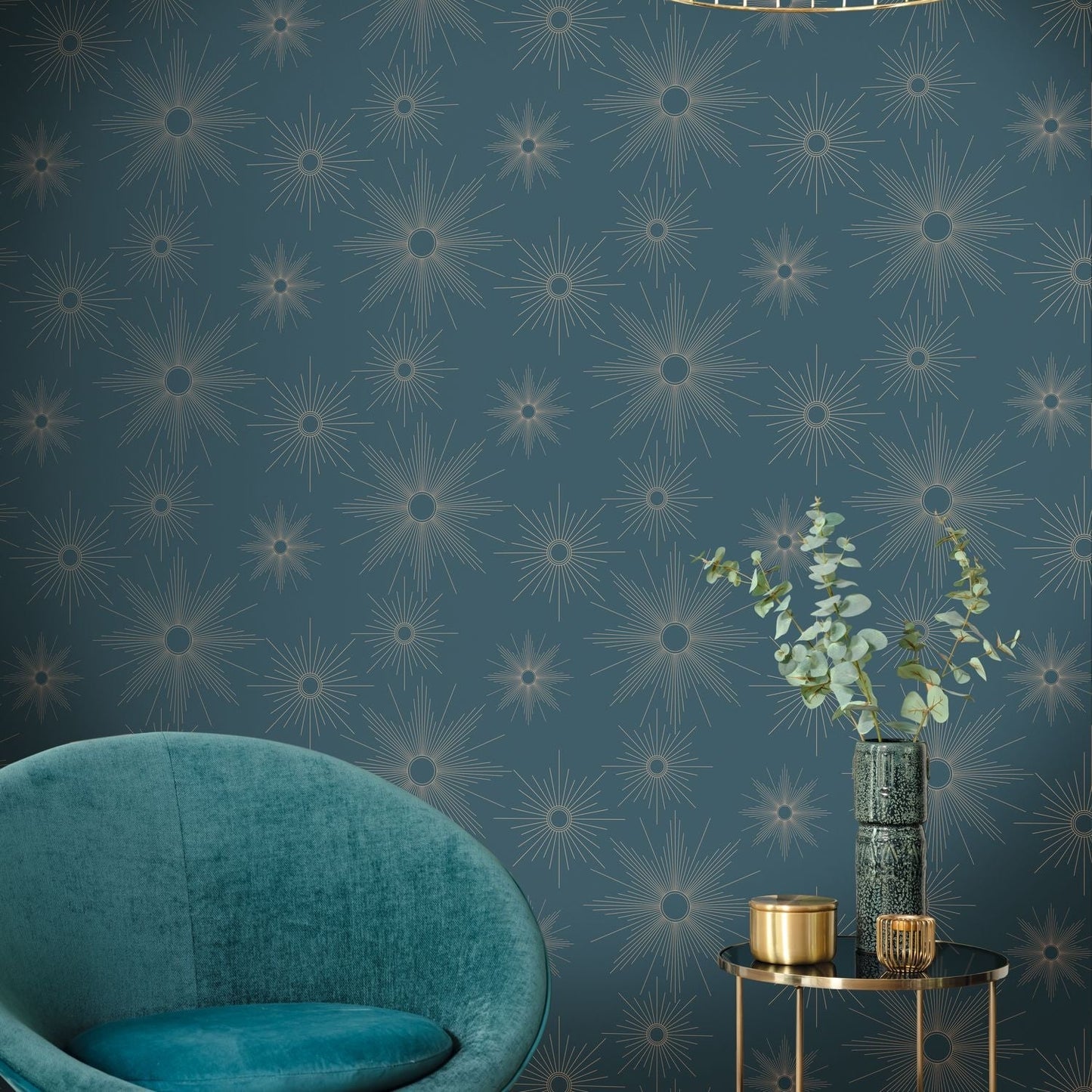William Wallpaper - Bleu Nuit - Caselio - 103816556 - Premier Wallcovering