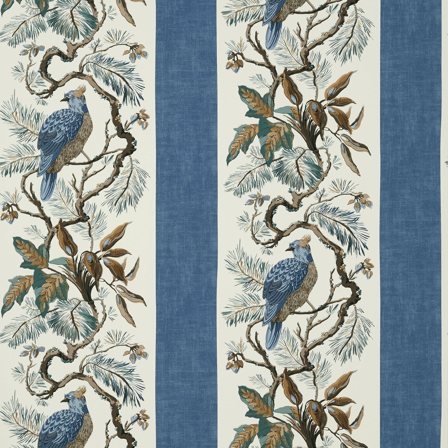 Williamson Wallpaper - Blue - Thibaut - T10861 - Premier Wallcovering