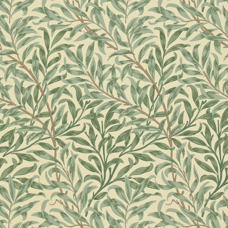Willow Boughs Wallpaper - Green - Morris & Co - 216480 - Premier Wallcovering