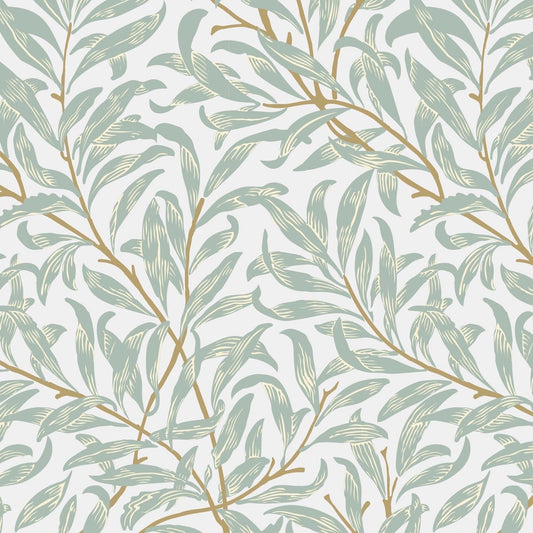 Morris Collections - 1076 - Willow Boughs Wallpaper - Sky - Premier Wallcovering
