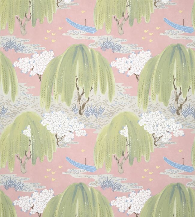 Willow Tree Wallpaper - Blush - AT23111 - Anna French - Premier Wallcovering