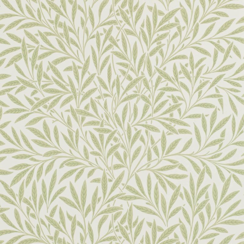 Willow Wallpaper - Olive - Morris & Co - 216835 - Premier Wallcovering