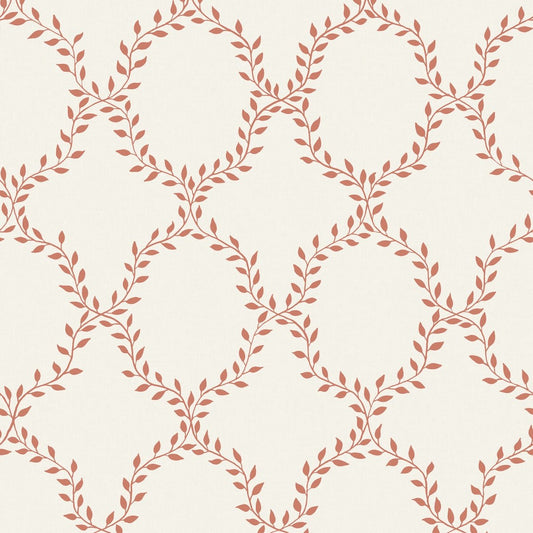 Wilma Wallpaper - Red - Sandberg - S10388 - Premier Wallcovering