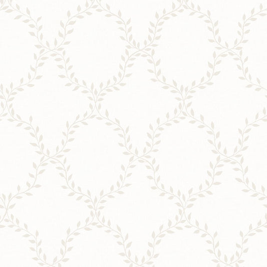 Wilma Wallpaper - Eggshell - Sandberg - S10200 - Premier Wallcovering