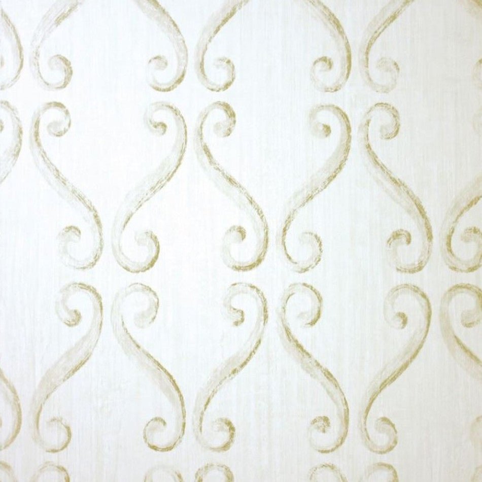 Wilmington Wallpaper - Gold/Cream - Nina Campbell - NCW4107-03 - Premier Wallcovering