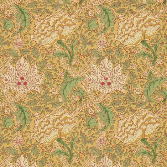 Windrush Wallpaper - Gold/Thyme - Morris & Co - 210494 - Premier Wallcovering
