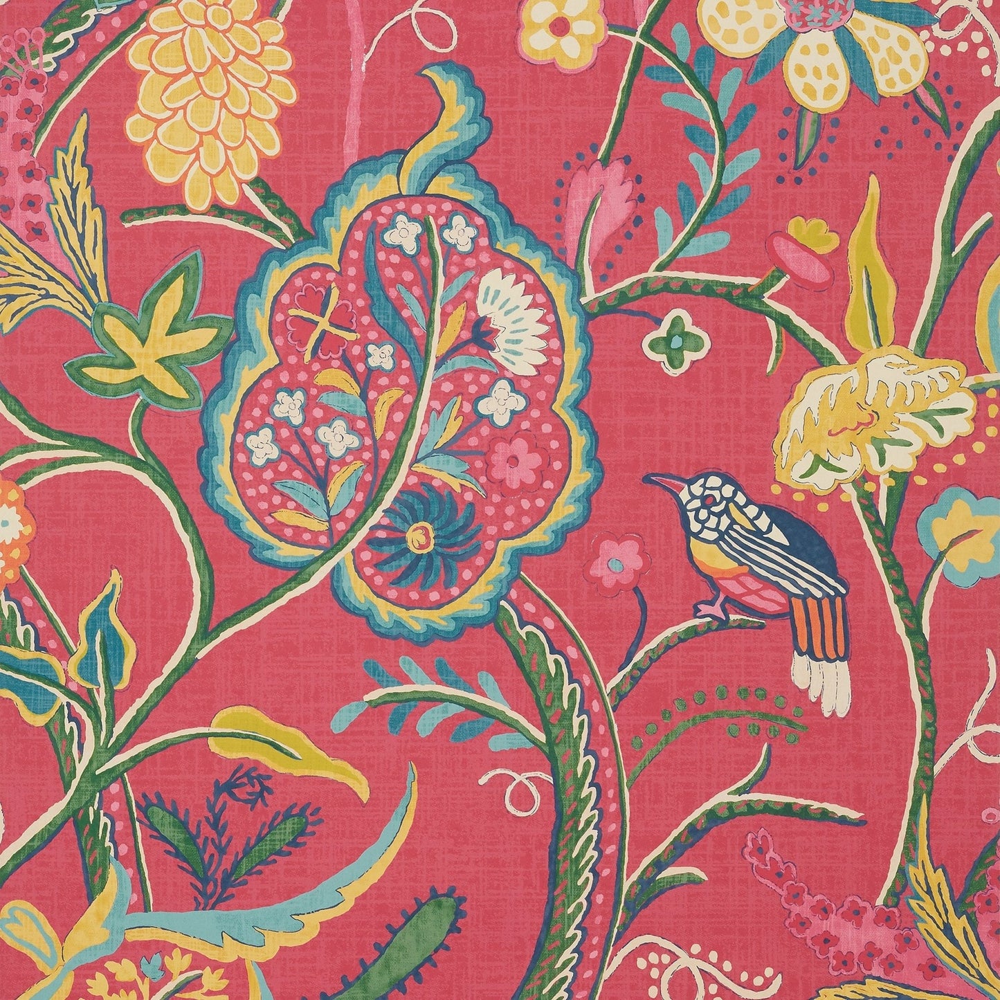 Windsor Wallpaper - Pink - Thibaut - T14302 - Premier Wallcovering