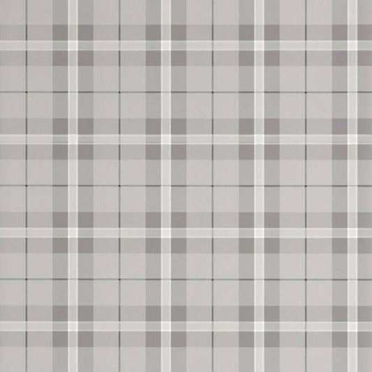 Winslow Plaid Wallpaper - Grey - Thibaut - T1027 - Premier Wallcovering