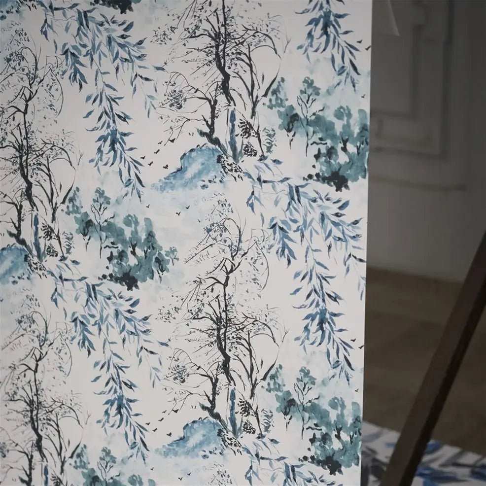 Winter Palace Wallpaper - Indigo - Designers Guild - PDG651/03 - Premier Wallcovering