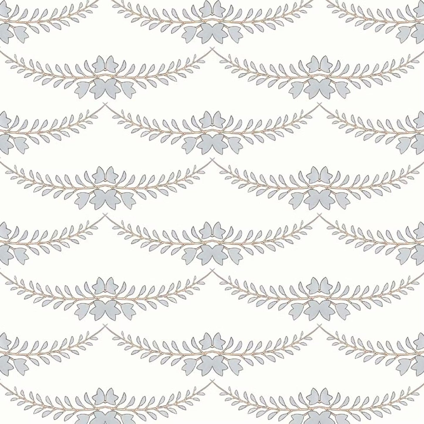 Wisteria Wallpaper - Grey - Ottoline - W/WIS/101/2 - Premier Wallcovering