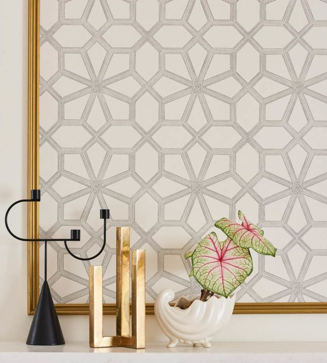 Wolsey Stars Wallpaper - Soot on Snow - 118/16036 - Cole & Son - Premier Wallcovering