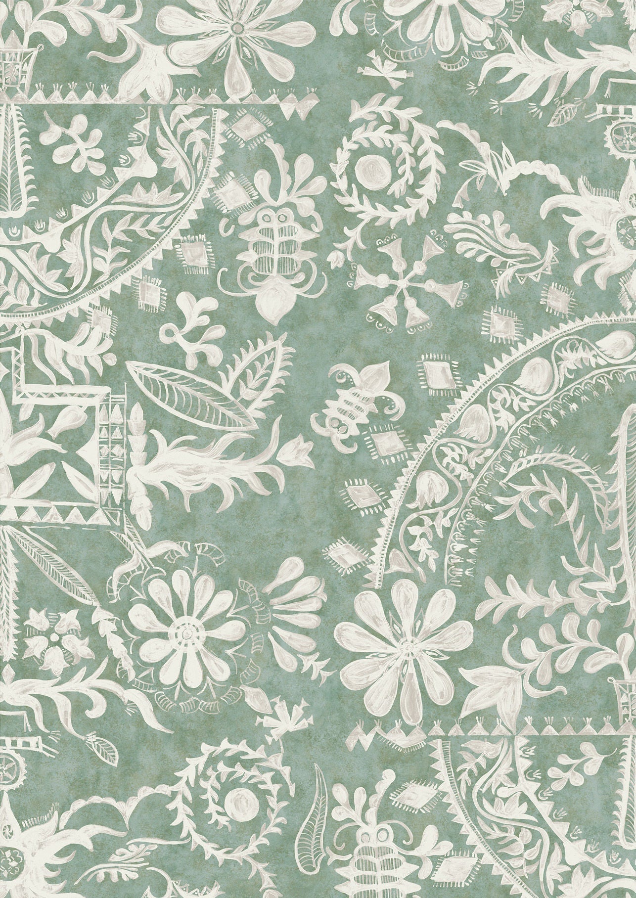 Womad Wallpaper - Sagebrush - Lewis & Wood - Premier Wallcovering
