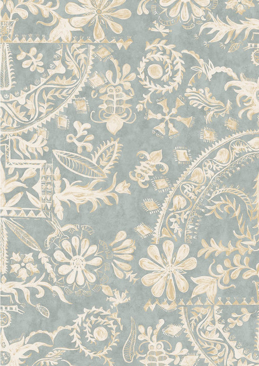 Womad Wallpaper - Stream - Lewis & Wood - Premier Wallcovering