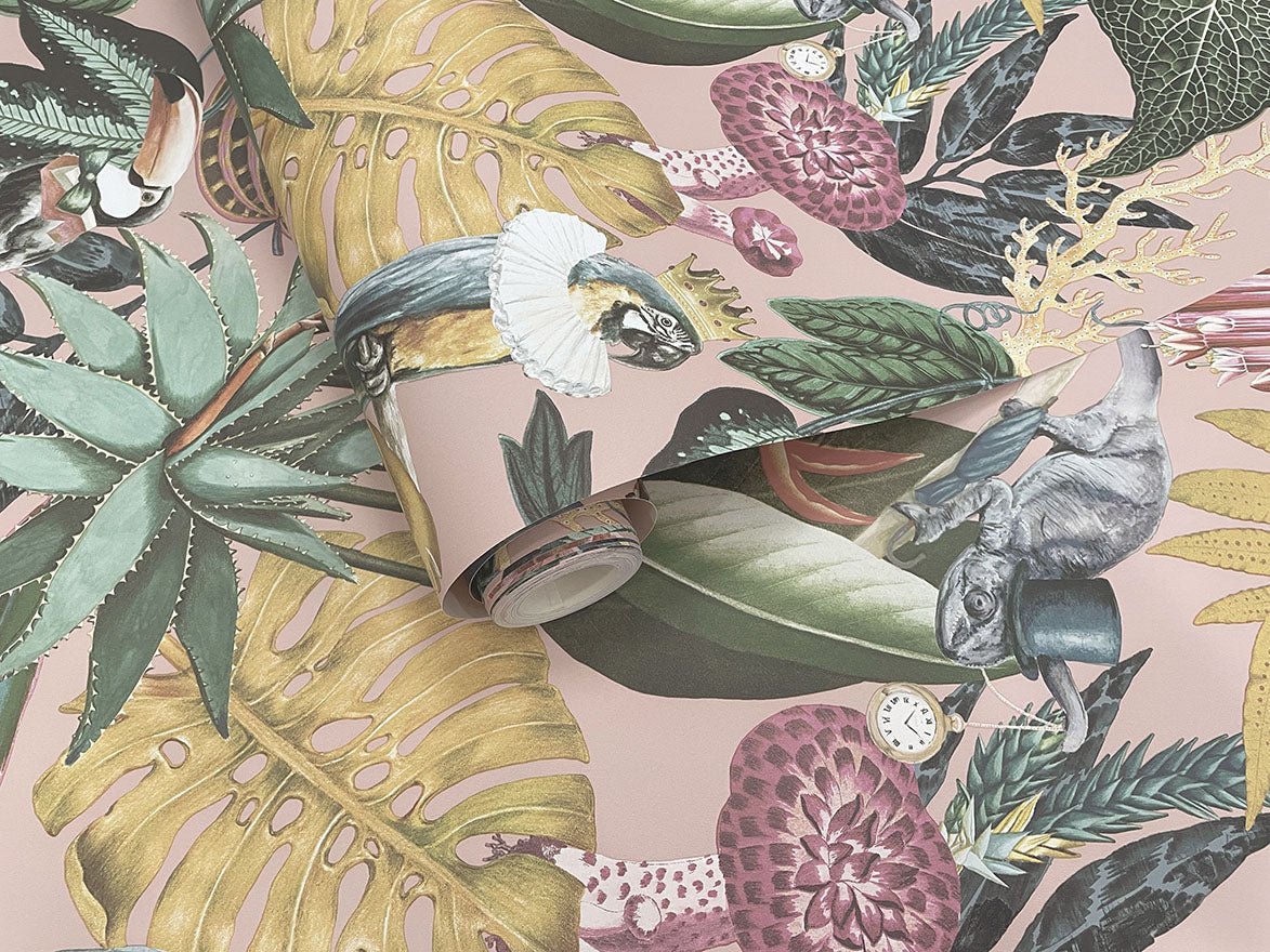 Wonderland Wallpaper - Blush - Holden Décor - 13400 - Premier Wallcovering