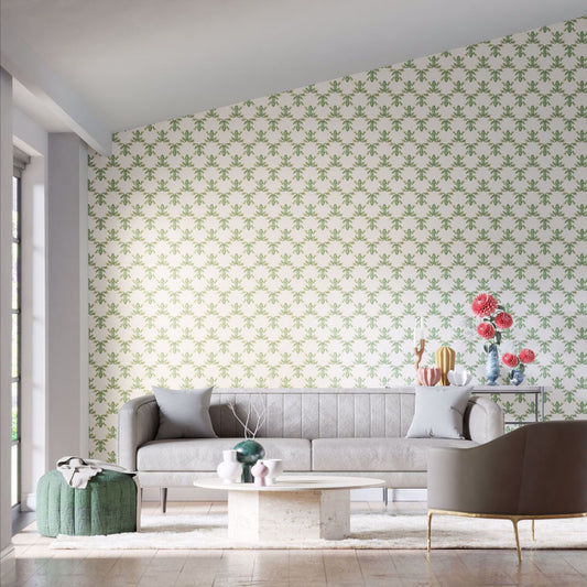 Wood Frog Wallpaper - Forest/Chalk - HC4W113011 - Harlequin - Premier Wallcovering