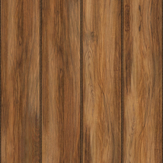 Wood Panel Mahogany Wallpaper - Brown - NLXL - MRV - 29 - Premier Wallcovering