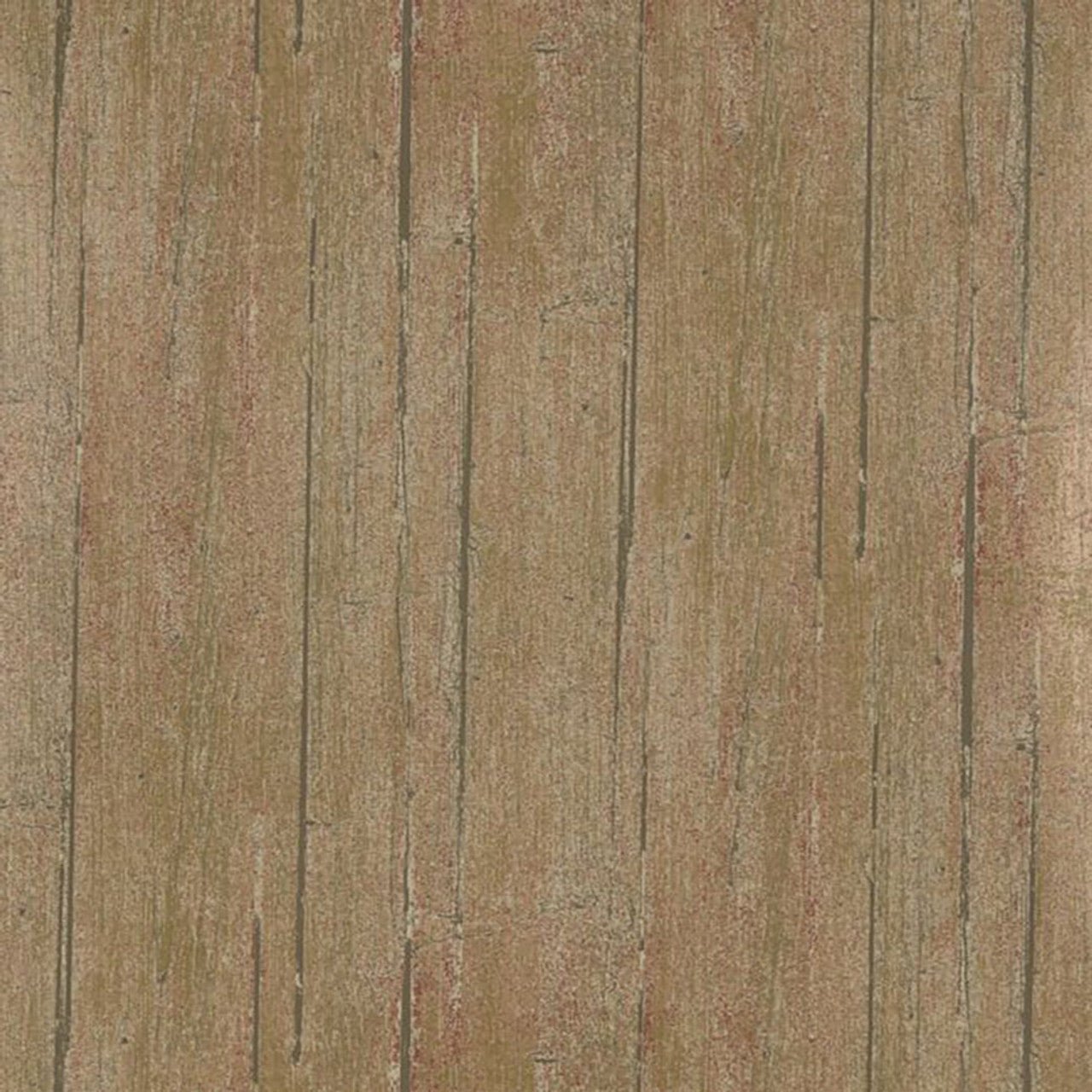 Wood Panel Wallpaper - Rust - Mulberry Home - FG081/P101 - Premier Wallcovering