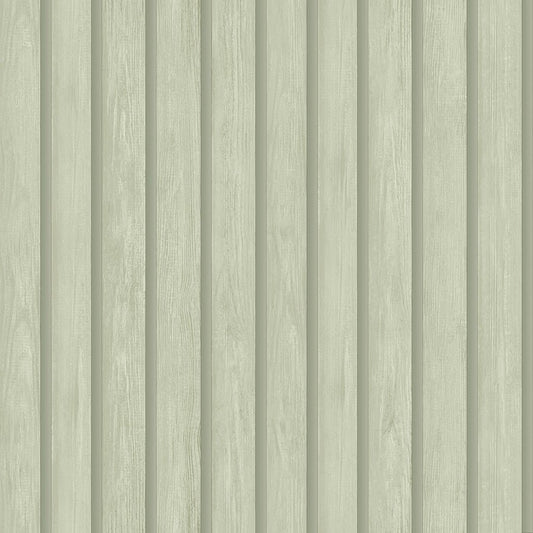 Wood Slat Wallpaper - Green - Holden Décor - 13300 - Premier Wallcovering