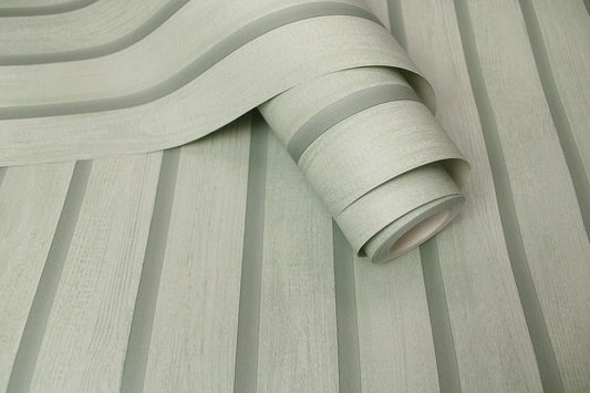 Wood Slat Wallpaper - Green - Holden Décor - 13300 - Premier Wallcovering