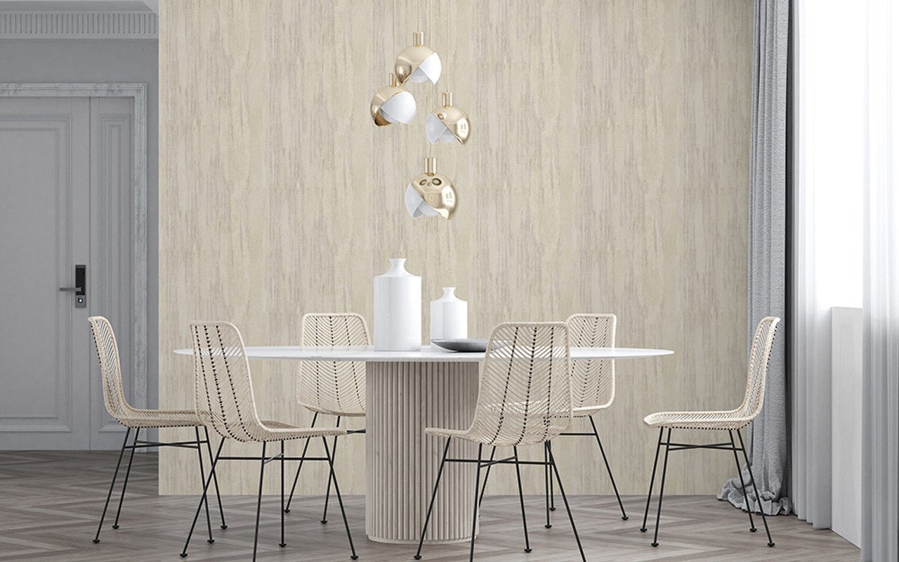 Wooden Feel Wallpaper - Beige - Hohenberger - 65035 - Premier Wallcovering