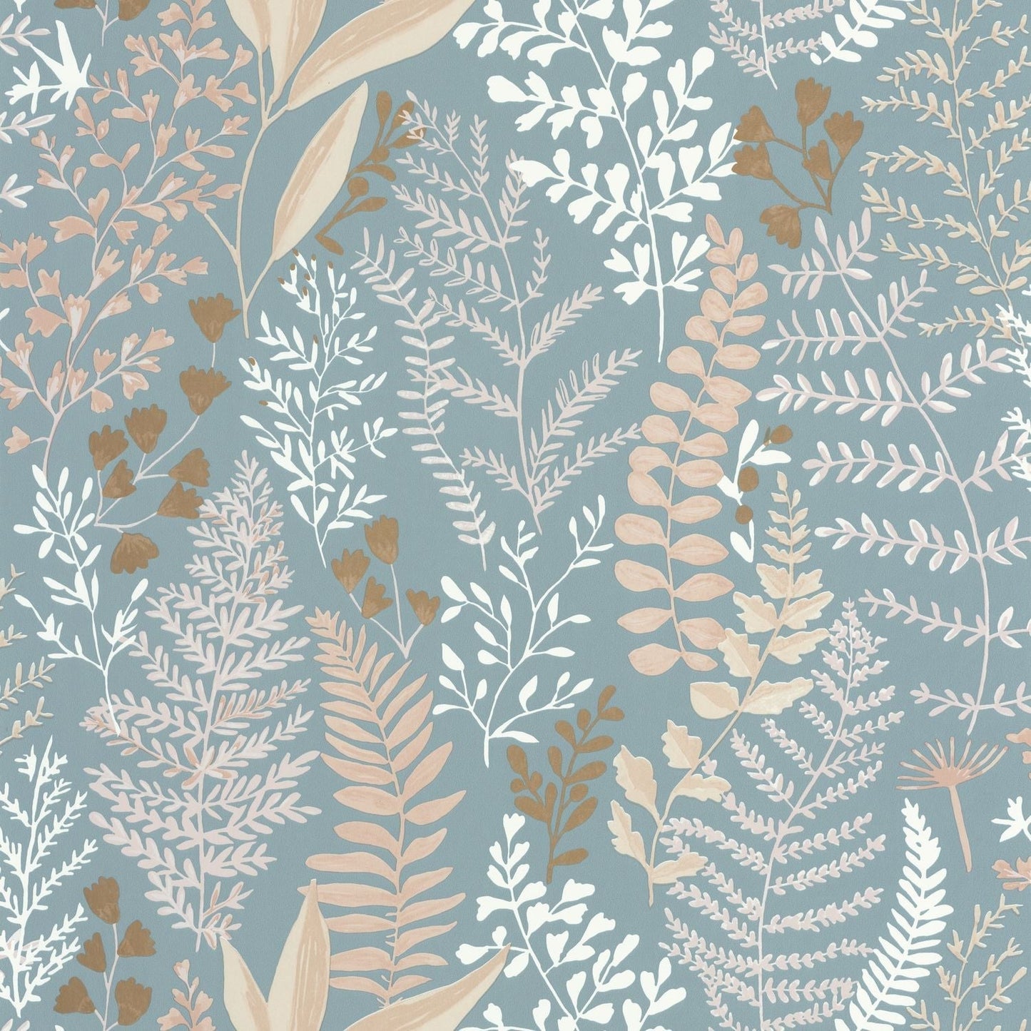 Woodland Wallpaper - Bleu Clair - Caselio - 102926100 - Premier Wallcovering