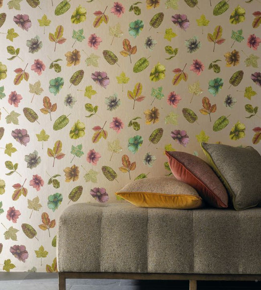 Woodland Wallpaper - Multi / Ivory - Osborne & Little - W7020-04 - Premier Wallcovering