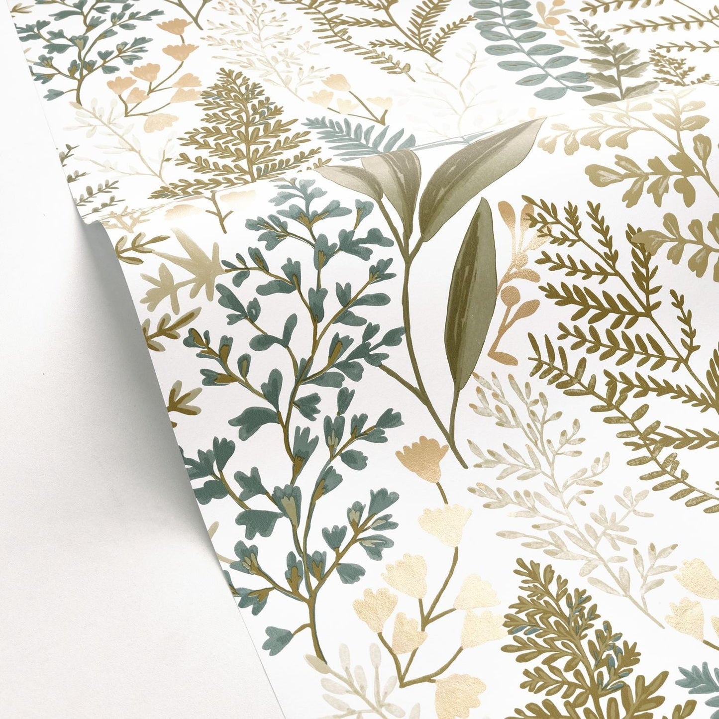 Woodland Wallpaper - Kaki Fond - Caselio - 102927019 - Premier Wallcovering