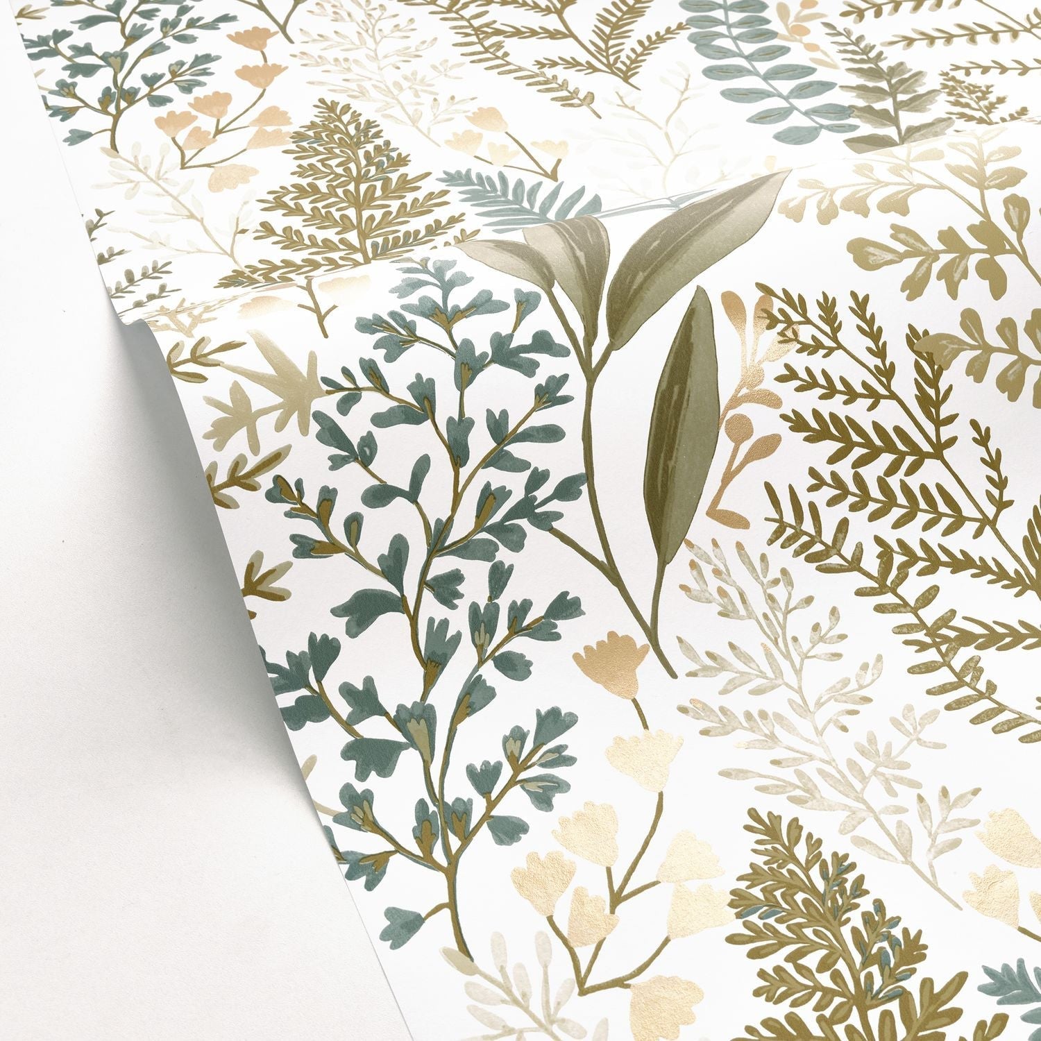 Woodland Wallpaper - Kaki Fond - Caselio - 102927019 - Premier Wallcovering