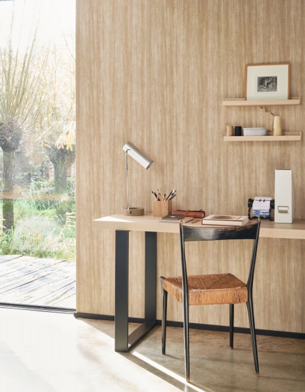 Woods Eucalyptus Nicaragua Wallpaper - Blanc - Casadeco - 85980282 - Premier Wallcovering