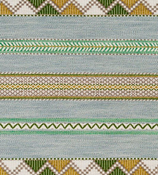 Woven Ribbon Fabric - Aqua - Christopher Farr Cloth - CF118 - 01 - Premier Wallcovering