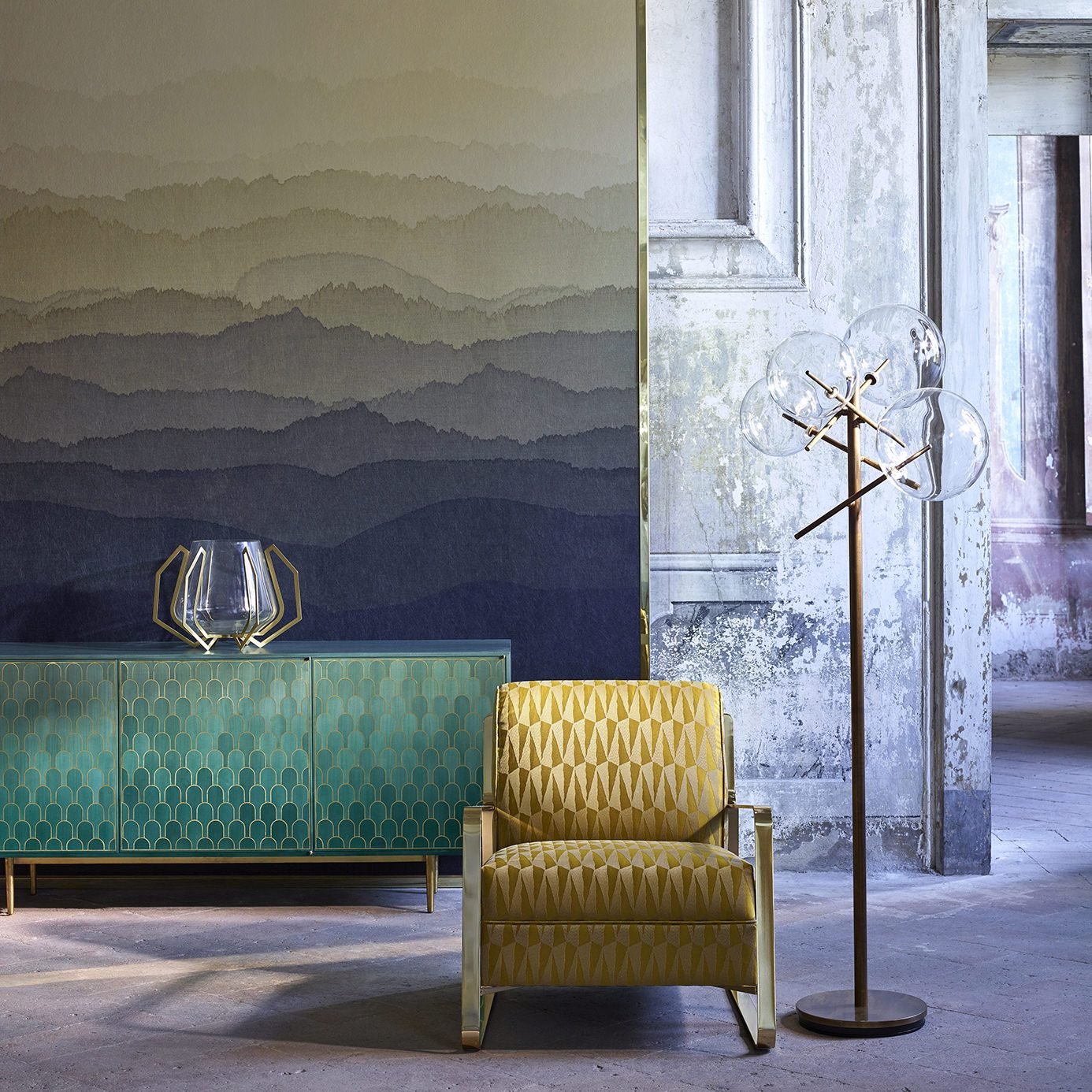 Wray Wallpaper - La Seine - ZTOT312729 - Zoffany - Premier Wallcovering