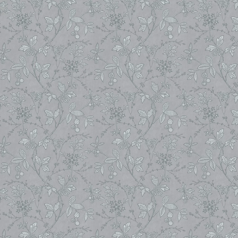 Wrest Trail Wallpaper - Lead - Little Greene - 0291WRLEADZ - Premier Wallcovering