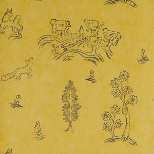 Wychwood Wallpaper - Provencal Yellow - Andrew Martin - KKWYPY - Premier Wallcovering