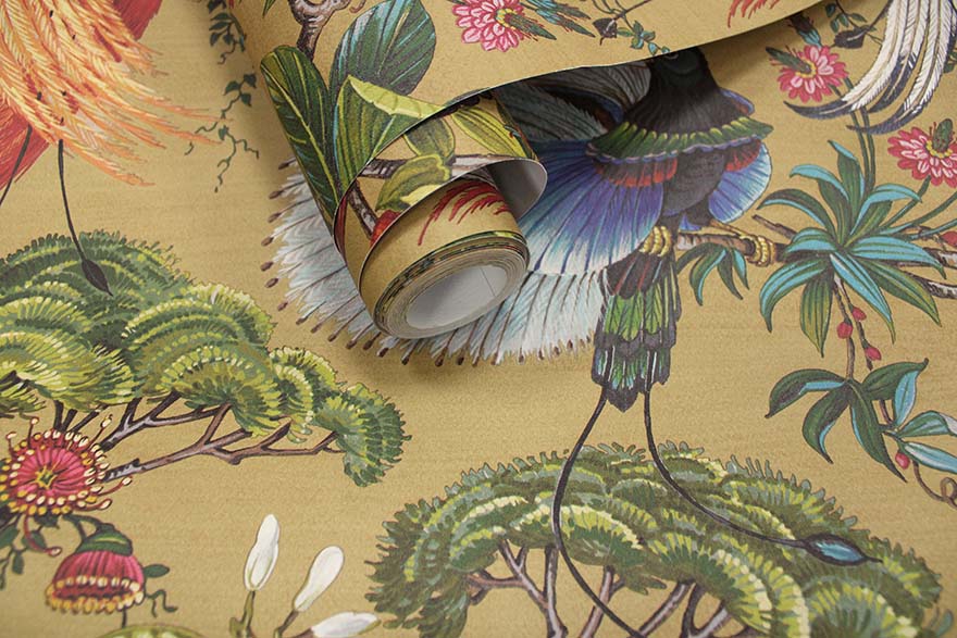 Yasuni Wallpaper - Ochre - Holden Décor - 91402 - Premier Wallcovering