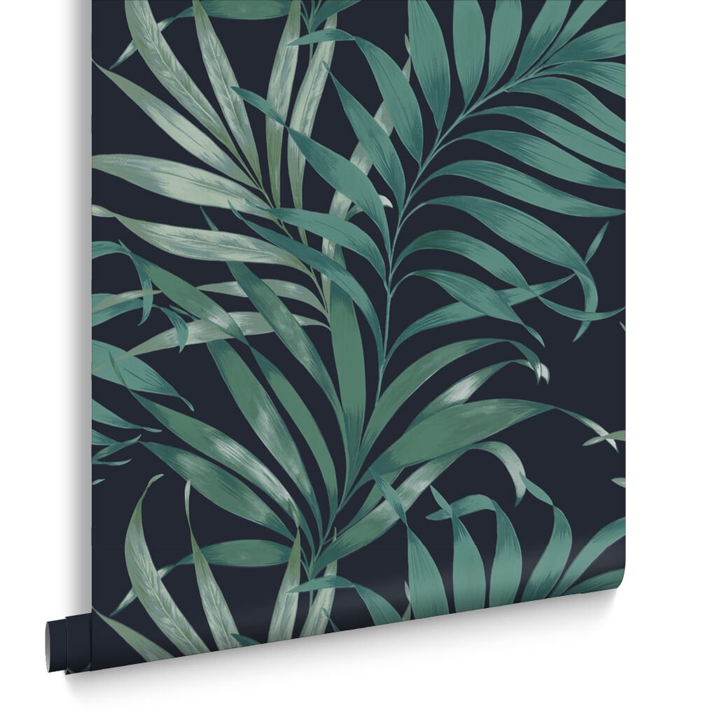 Yasuni Wallpaper - Midnight - Graham & Brown - 105660 - Premier Wallcovering