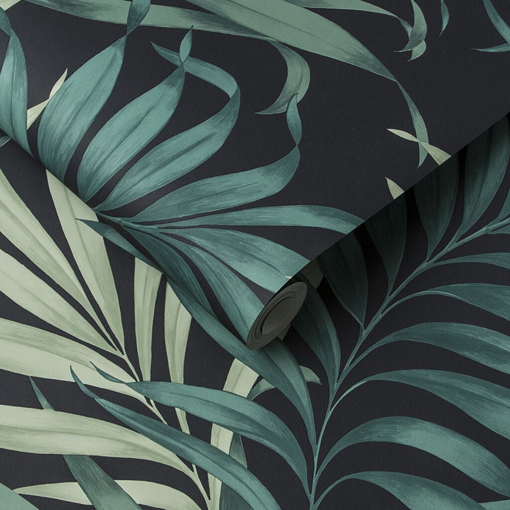 Yasuni Wallpaper - Midnight - Graham & Brown - 105660 - Premier Wallcovering