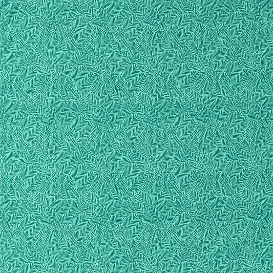 Yew & Aril Fabric - Teal - Morris & Co - 227225 - Premier Wallcovering
