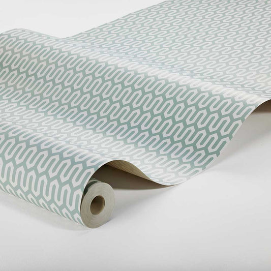 Ypsilon Wallpaper - Green - Boråstapeter - 1990 - Premier Wallcovering