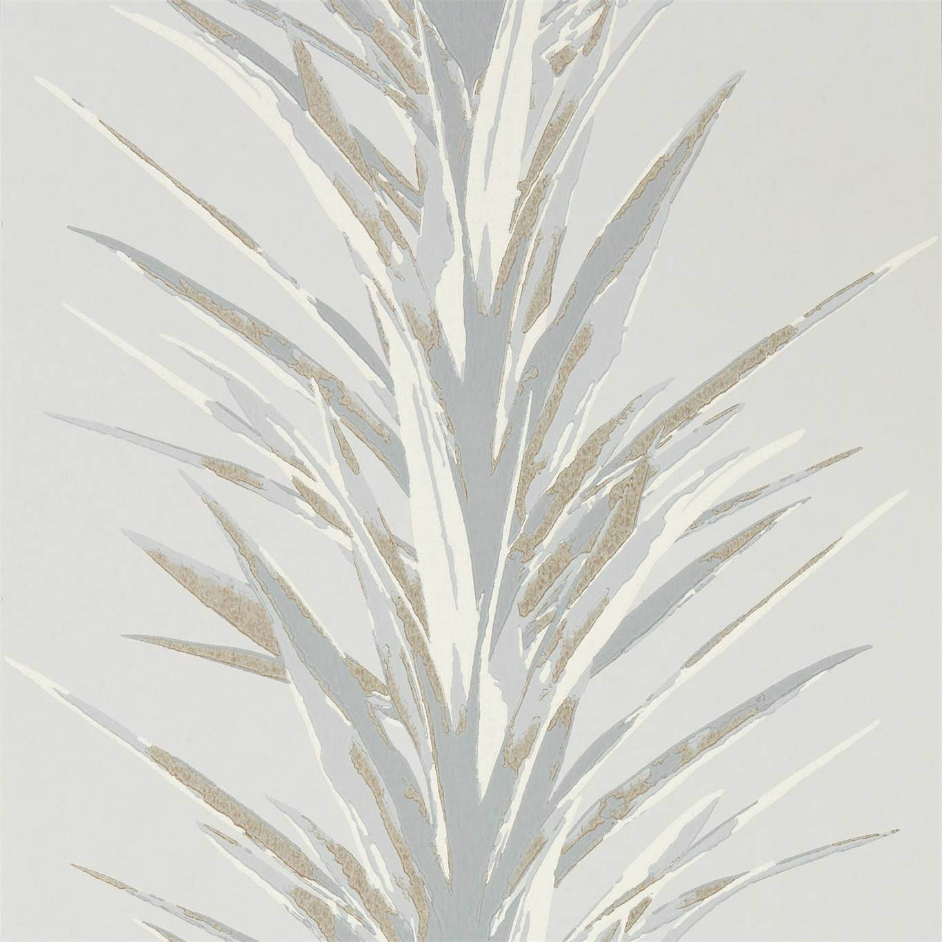 Yucca Wallpaper - Grey/Gilver - Sanderson - DGLW216650 - Premier Wallcovering