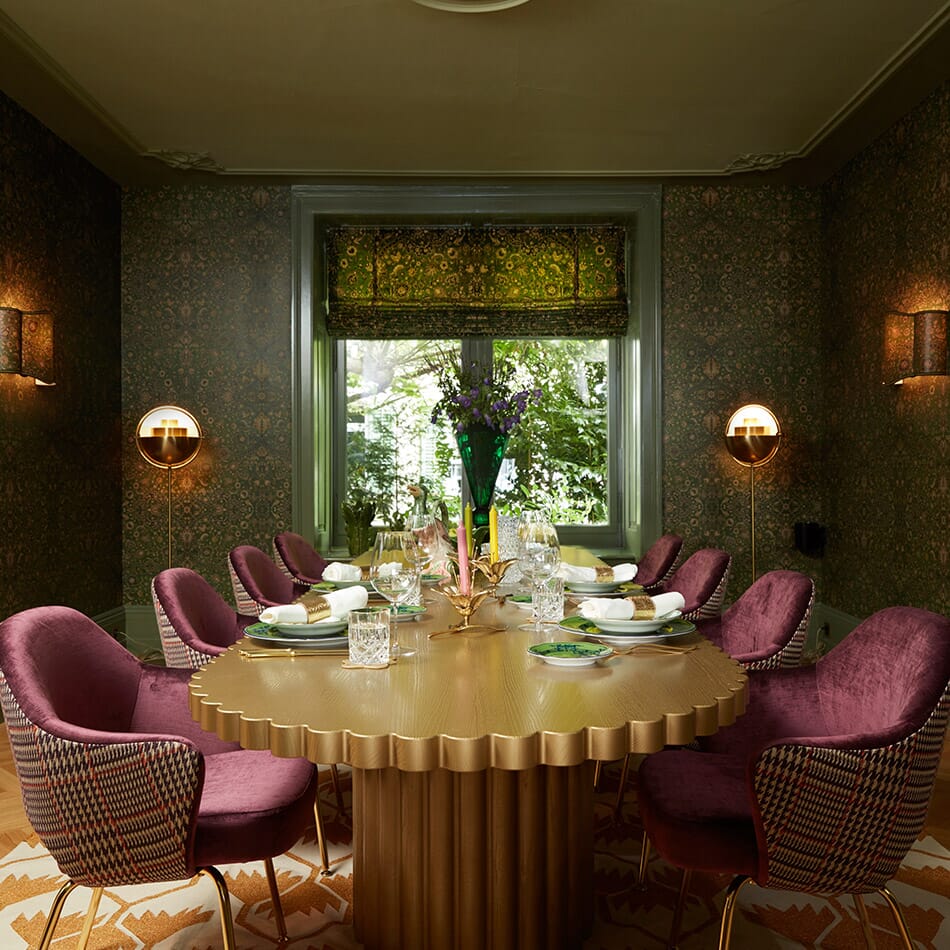 Zanjan Wallpaper - Juniper - Green - House of Hackney - 1 - WA - ZAN - DI - JUN - XXX - Premier Wallcovering