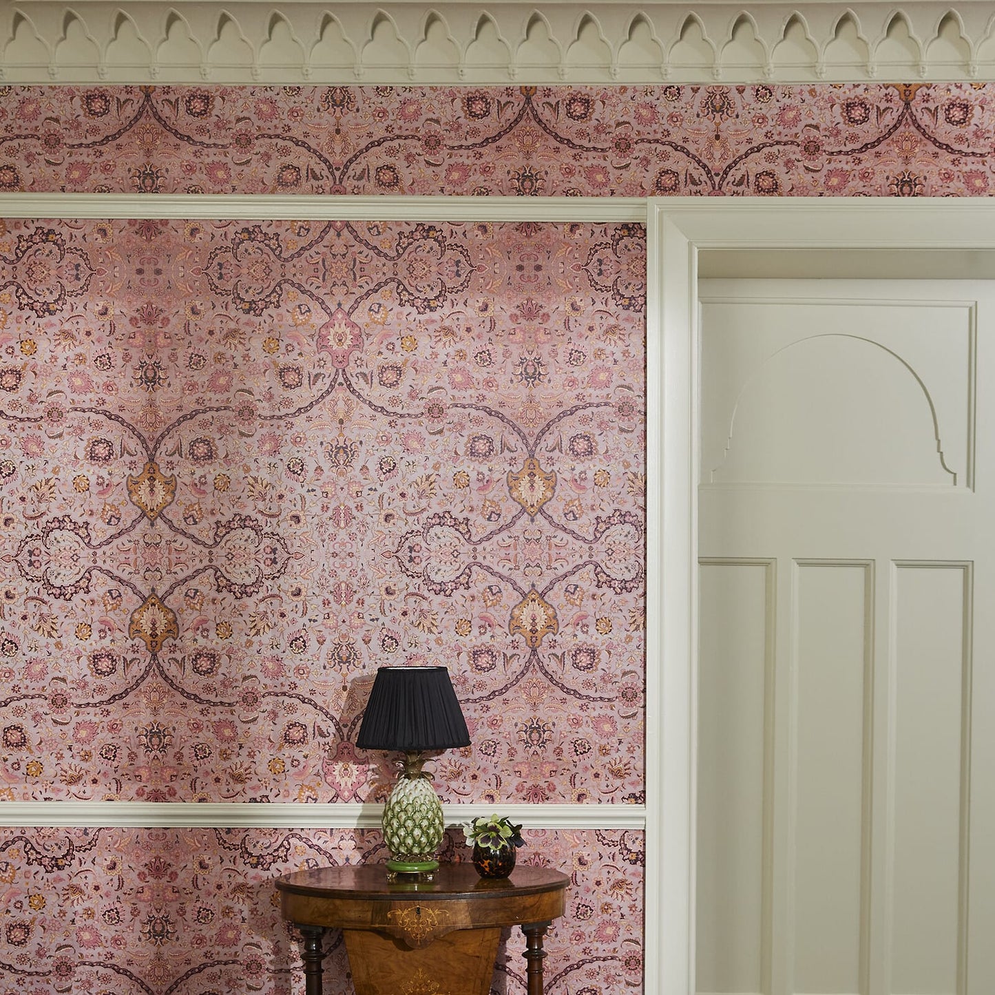 Zanjan Wallpaper - Quartz - Pink - House of Hackney - 1 - WA - ZAN - DI - QRT - XXX - Premier Wallcovering