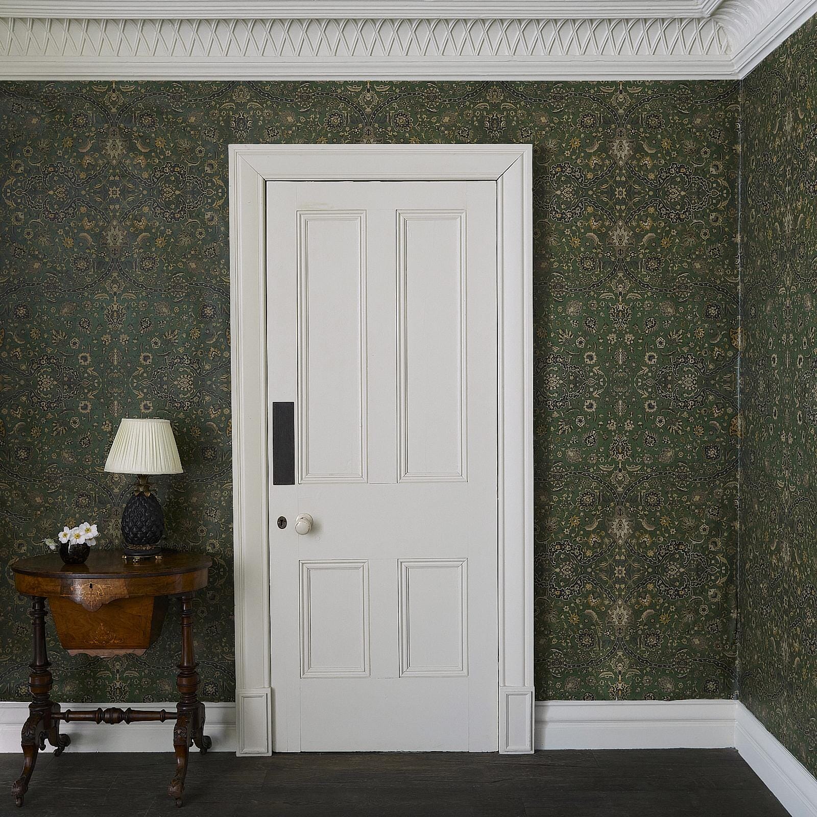 Zanjan Wallpaper - Juniper - Green - House of Hackney - 1 - WA - ZAN - DI - JUN - XXX - Premier Wallcovering