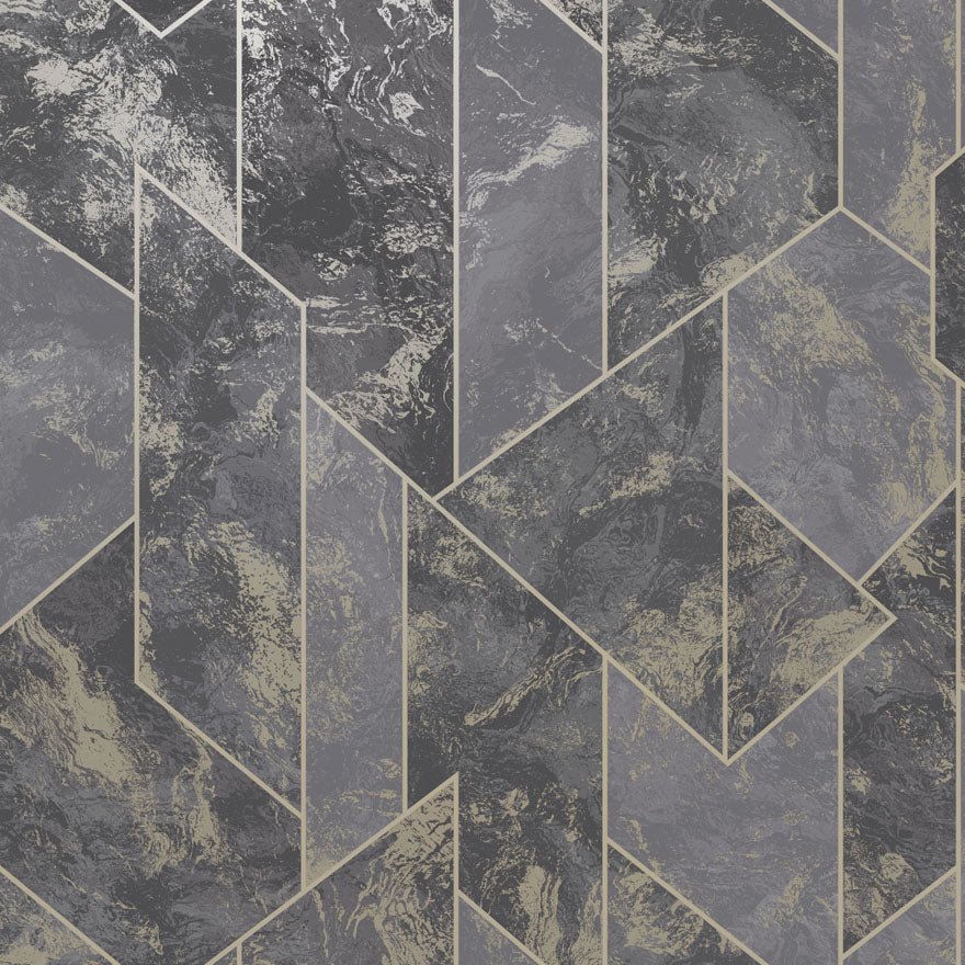Zarci Wallpaper - Charcoal - Holden Décor - 36120 - Premier Wallcovering